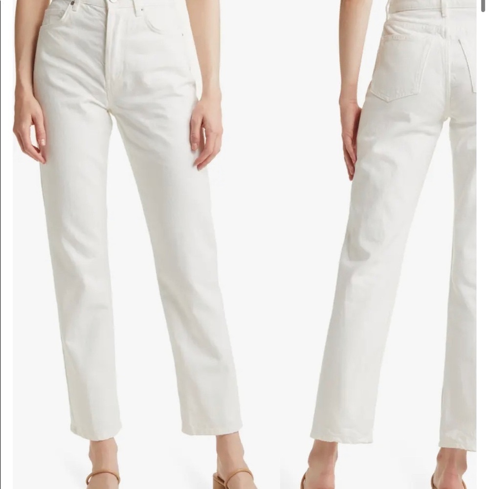 Reformation Cynthia High Rise Relaxed Jean w/ Rips - Picture 1 of 3